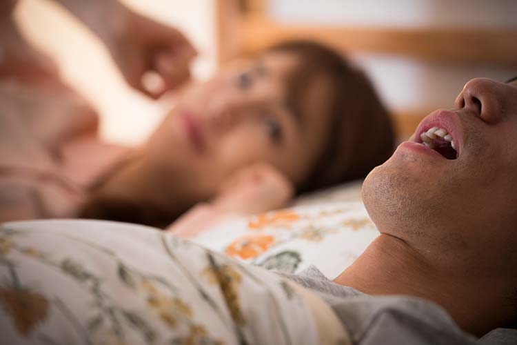 睡眠時無呼吸症候群イメージ